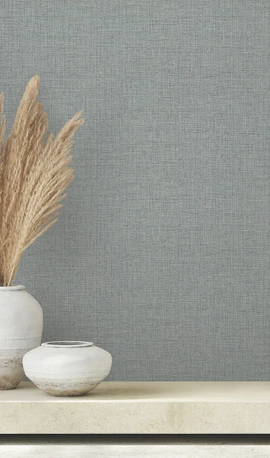 Brewster Home Fashions Clarkson Denim Woven Wallpaper | Wallpaper Twins Brewster Home Fashions Clarkson Denim Woven Wallpaper - SKU 4174-4616