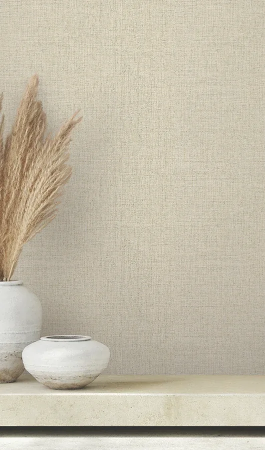 Brewster Home Fashions Clarkson Off-White Woven Wallpaper - SKU 4174-4620