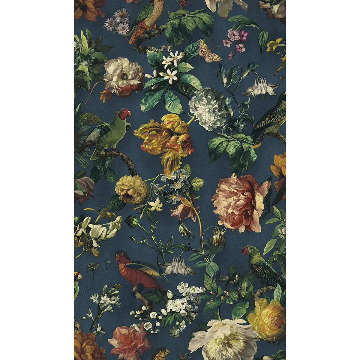307306 | Claude Navy Floral Wallpaper