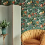 Brewster Home Fashions Claude Teal Floral Wallpaper | Wallpaper Twins Brewster Home Fashions Claude Teal Floral Wallpaper - SKU 307305