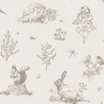 Brewster Home Fashions Clawford Beige Meadow Friends Wallpaper | Wallpaper Twins Brewster Home Fashions Clawford Beige Meadow Friends Wallpaper - SKU AH924409