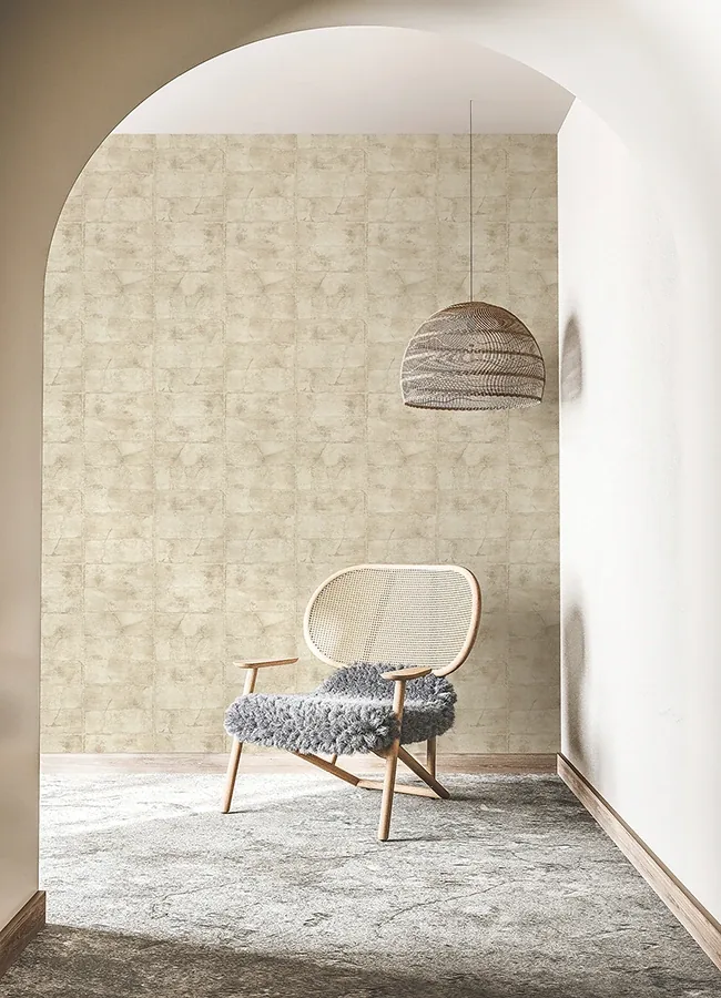 Brewster Home Fashions Clay Bone Stone Wallpaper - SKU 4096-520132