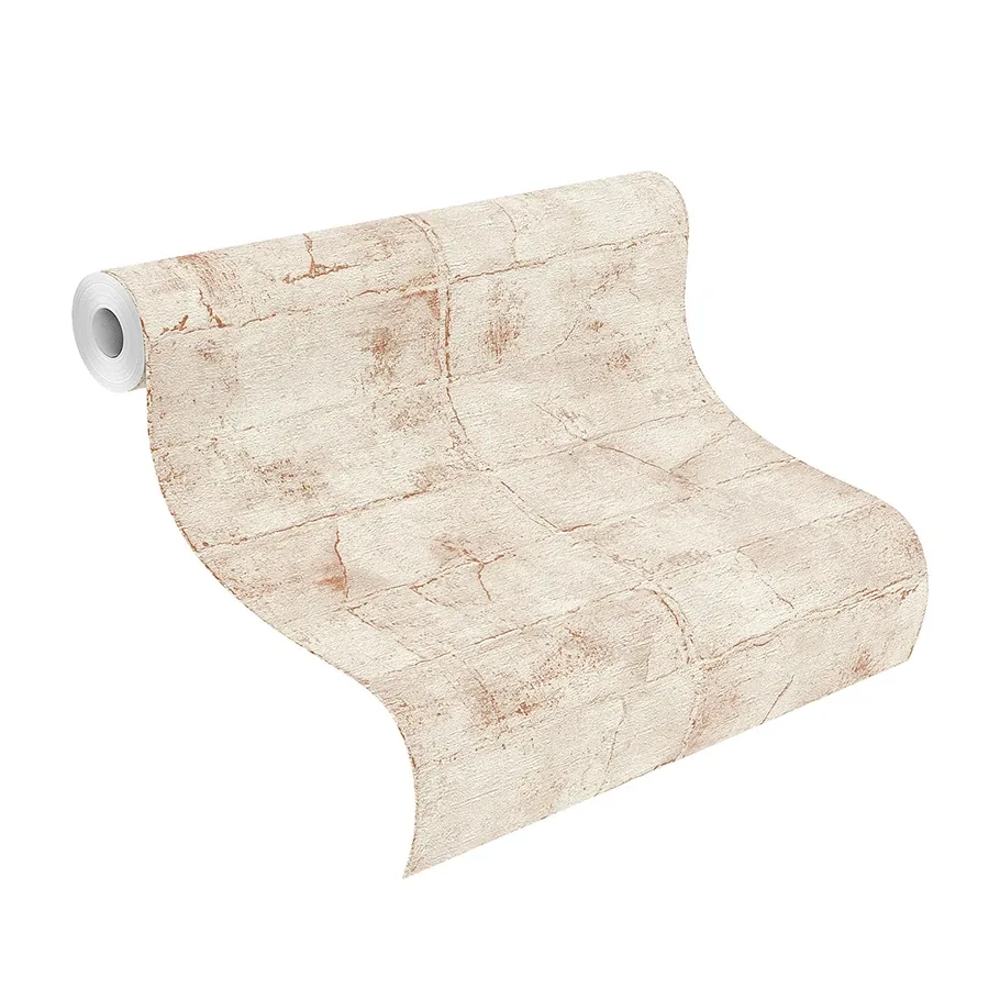 Brewster Home Fashions Clay Rust Stone Wallpaper - SKU 4096-520149