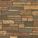 Brewster Home Fashions Clayton Charcoal Stone Texture Wallpaper - SKU 2718-41394
