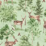 Brewster Home Fashions Cletis Neutral Deer Forest Wallpaper - SKU AH100215AH
