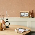 Brewster Home Fashions Clio Copper Lined Geometric Wallpaper - SKU EJ318003