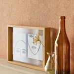 Brewster Home Fashions Clio Copper Lined Geometric Wallpaper - SKU EJ318003