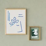 Brewster Home Fashions Clio Sage Lined Geometric Wallpaper - SKU EJ318007