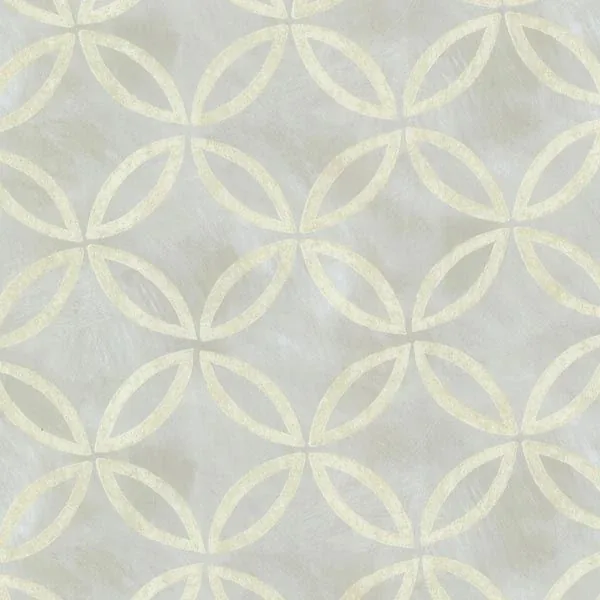 HZN43127 | Cloverleaf Blue Geometric Wallpaper