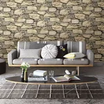 Brewster Home Fashions Cobble Neutral Stone Wall Wallpaper | Wallpaper Twins Brewster Home Fashions Cobble Neutral Stone Wall Wallpaper - SKU 2767-22317