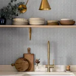 Brewster Home Fashions Coleus Blue Leaves Wallpaper - SKU 4148-27469