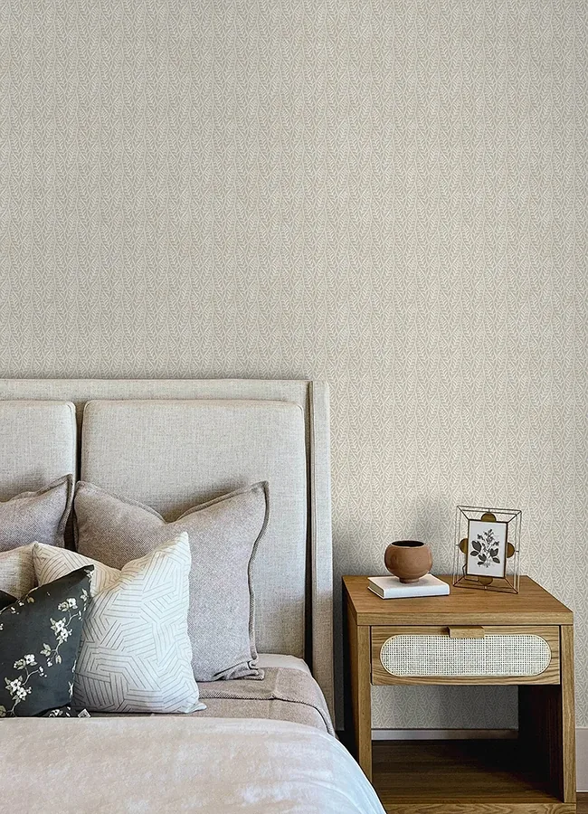 Brewster Home Fashions Coleus Grey Leaves Wallpaper - SKU 4148-27471