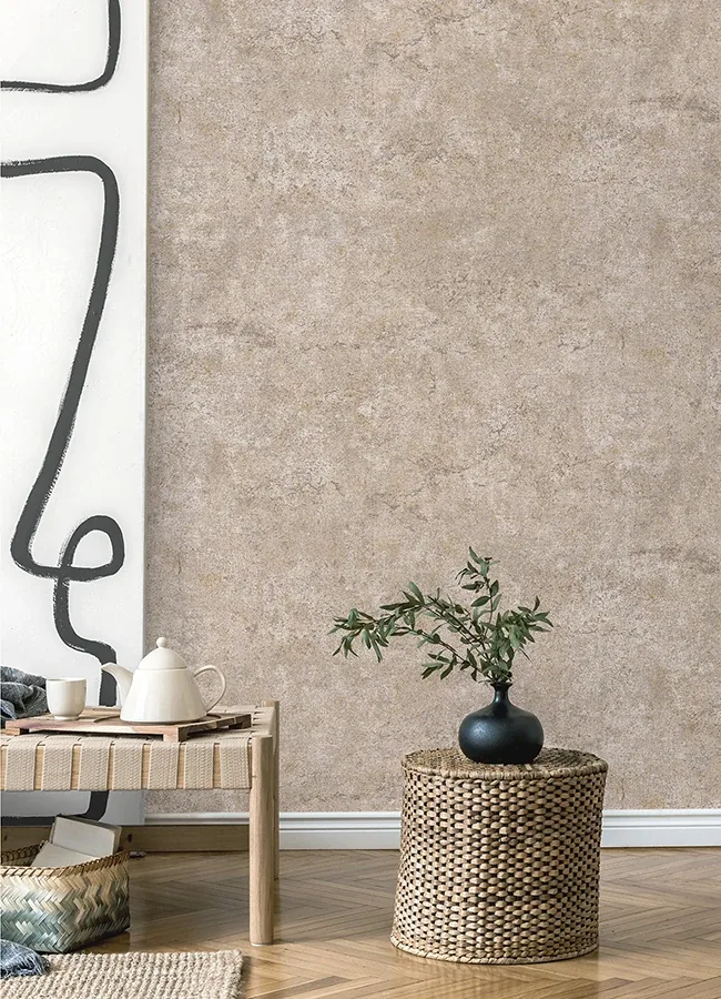 Brewster Home Fashions Colt Blush Cement Wallpaper - SKU 4125-26752