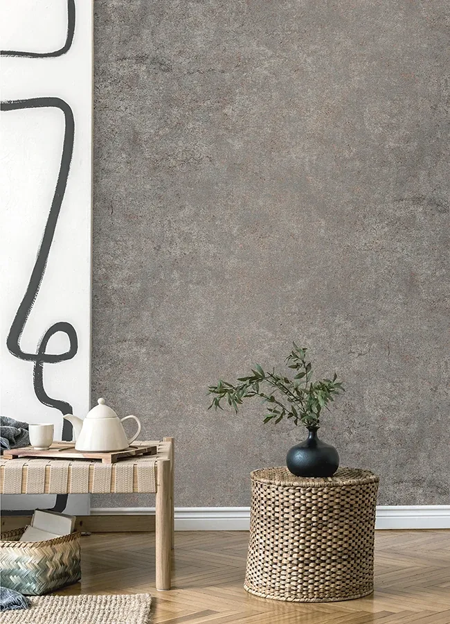 Brewster Home Fashions Colt Grey Cement Wallpaper - SKU 4125-26753