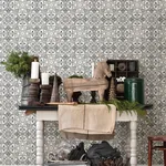 Brewster Home Fashions Concord Black Medallion Wallpaper - SKU 3124-13964