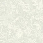 Brewster Home Fashions Corcovado Aqua Jungle Jamboree Wallpaper - SKU 4071-71013