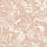 Brewster Home Fashions Corcovado Coral Jungle Jamboree Wallpaper - SKU 4071-71010