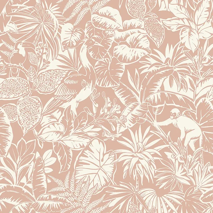 4071-71010 | Corcovado Coral Jungle Jamboree Wallpaper