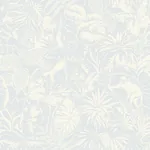 Brewster Home Fashions Corcovado Light Blue Jungle Jamboree Wallpaper - SKU 4071-71012