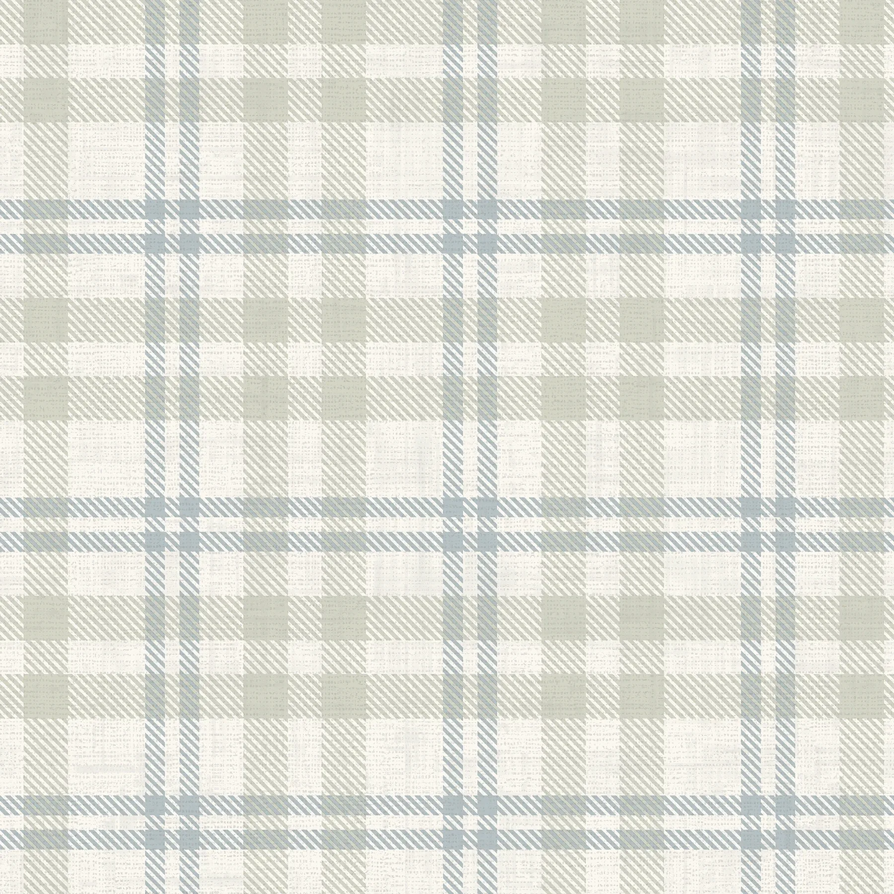 Brewster Home Fashions Corrine Neutral Countryside Check Wallpaper - SKU AH294606