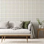 Brewster Home Fashions Corrine Neutral Countryside Check Wallpaper - SKU AH294606