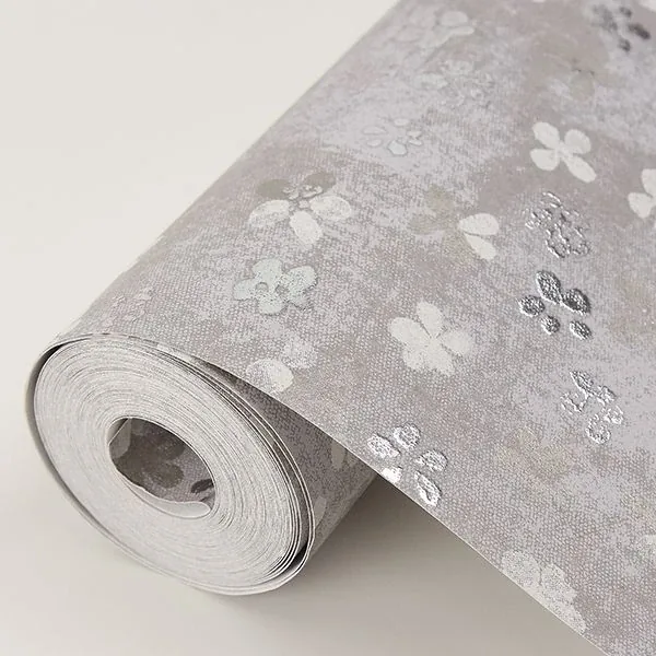 Brewster Home Fashions Cosima Grey Miniature Floral Wallpaper - SKU 2904-00207