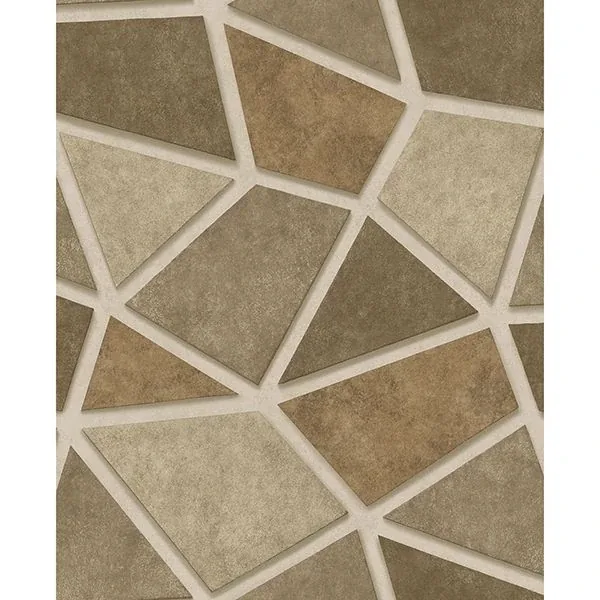 Brewster Home Fashions Coty Gold Mosaic Wallpaper - SKU 2900-25351