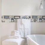 Brewster Home Fashions Country Bath Blue Rustic Wallpaper - SKU 3119-63104B