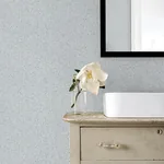 Brewster Home Fashions Crushed Capiz Light Blue Textured Wallpaper - SKU 4168-19925