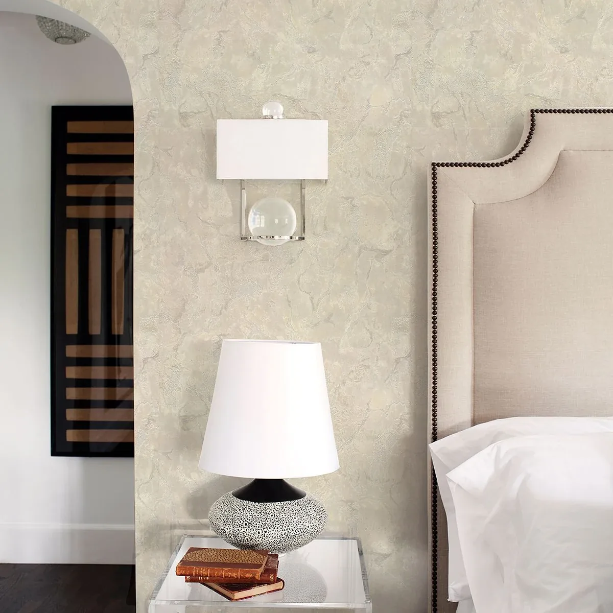Brewster Home Fashions Crux Bronze Marble Wallpaper - SKU 2927-12002