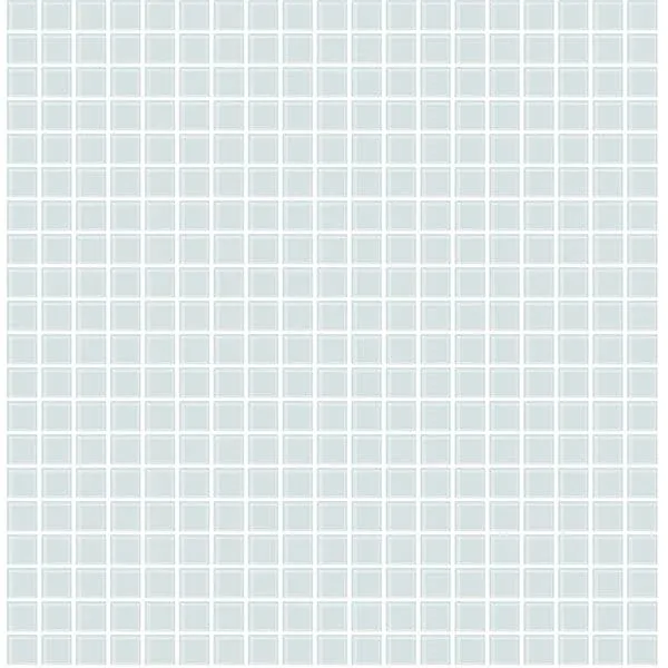 2766-23785 | Crystalline Seafoam Glass Tile Wallpaper