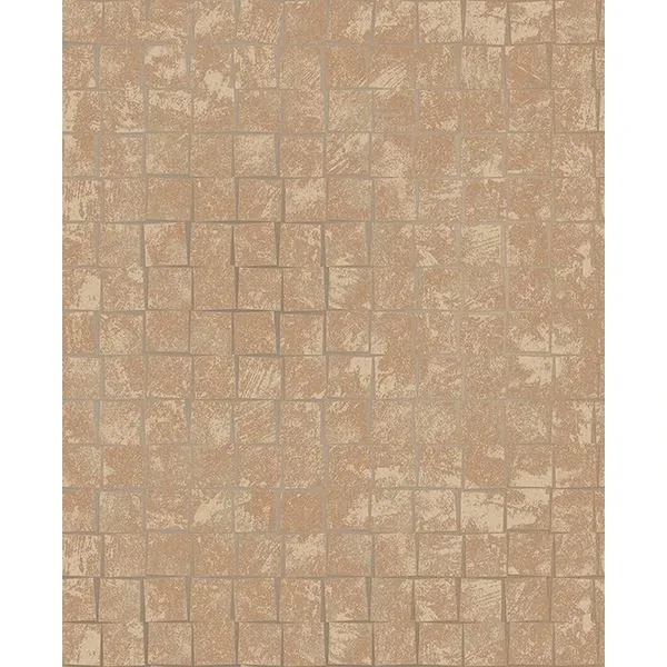Brewster Home Fashions Cubist Copper Geometric Wallpaper - SKU 2683-23004