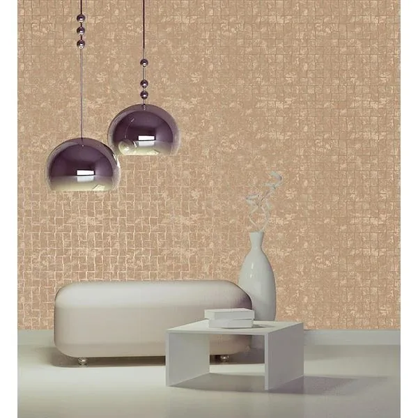 Brewster Home Fashions Cubist Copper Geometric Wallpaper - SKU 2683-23004