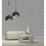 Brewster Home Fashions Cubist Silver Geometric Wallpaper - SKU 2683-23000