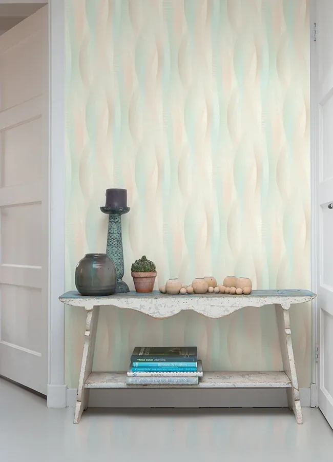 Brewster Home Fashions Currin Pastel Wave Wallpaper - SKU 2980-651522
