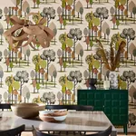 Brewster Home Fashions Cypress Olive Tall Trees Wallpaper - SKU CEP50135W