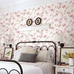 Brewster Home Fashions Cyrus Rose Festive Floral Wallpaper - SKU 3115-24483