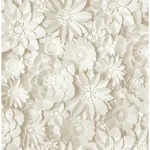 Brewster Home Fashions Dacre Cream Floral Wallpaper - SKU FD43604