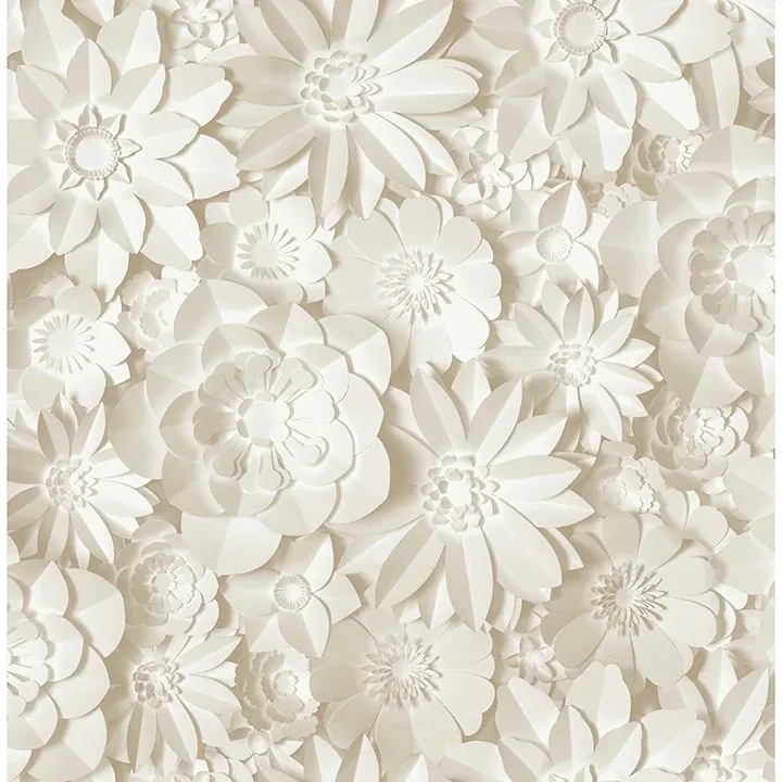 FD43604 | Dacre Cream Floral Wallpaper