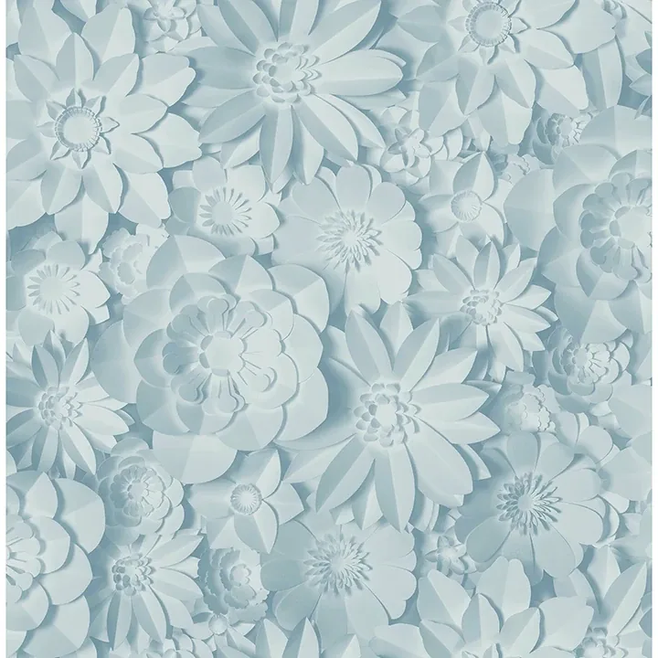 FD42598 | Dacre Light Blue Floral Wallpaper