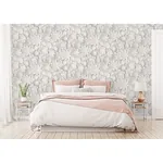 Brewster Home Fashions Dacre White Floral Wallpaper - SKU 2900-42554