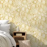 Brewster Home Fashions Dacre Yellow Floral Wallpaper - SKU FD42597