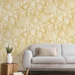 Brewster Home Fashions Dacre Yellow Floral Wallpaper - SKU FD42597