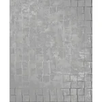 Brewster Home Fashions Dagmar Silver Medium Squares Wallpaper - SKU 2704-23000