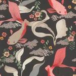 Brewster Home Fashions Dai Black Betta Fish Wallpaper - SKU 4035-539851