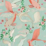Brewster Home Fashions Dai Seafoam Betta Fish Wallpaper - SKU 4035-539837