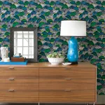 Brewster Home Fashions Dara Chartreuse Jolly Brollies Wallpaper - SKU CEP50117W