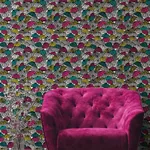 Brewster Home Fashions Dara Fuschia Jolly Brollies Wallpaper - SKU CEP50118W