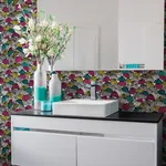 Brewster Home Fashions Dara Fuschia Jolly Brollies Wallpaper - SKU CEP50118W