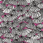 Brewster Home Fashions Dara Raspberry Jolly Brollies Wallpaper - SKU CEP50115W